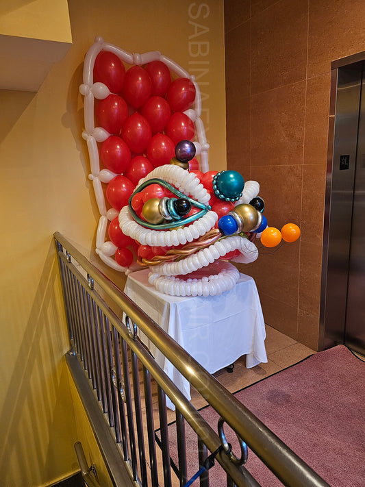 Red Lion Dance Custom Balloon Art Decor
