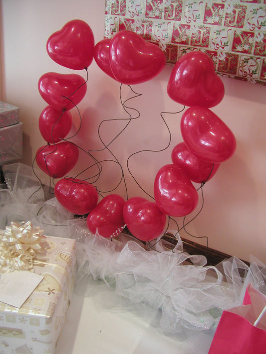 Red White Black Custom Balloon Art Decor