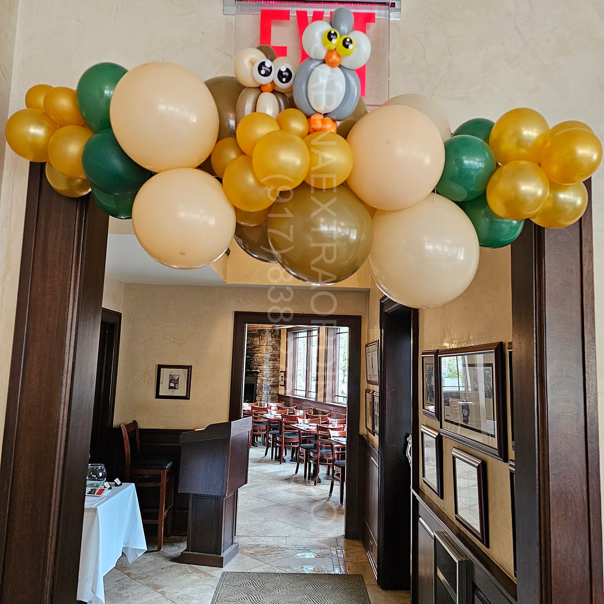 Owl Custom Balloon Art Decor
