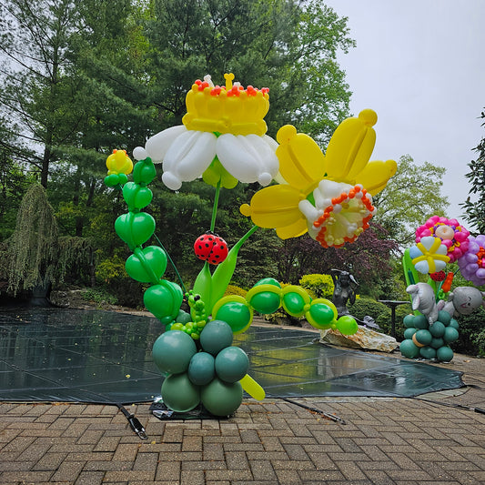 Narcissus Flower Custom Balloon Art Decor