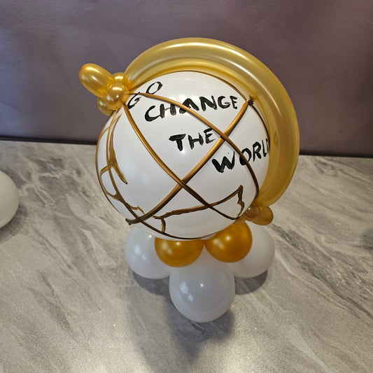Graduation Globe Custom Balloon Art Decor