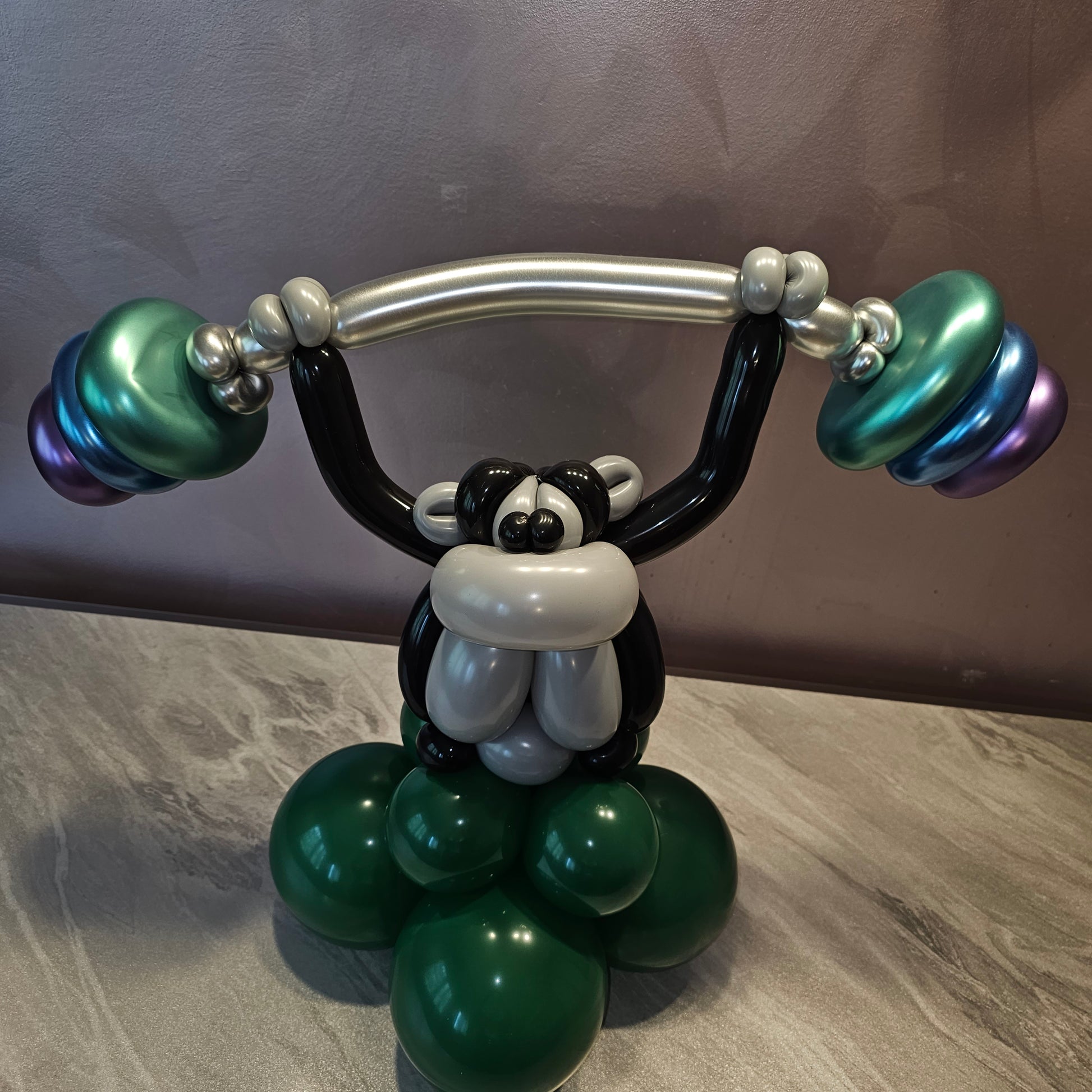 Silver Bar Custom Balloon Art Decor