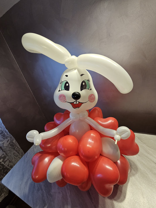 Hopping Hearts Custom Balloon Art Decor