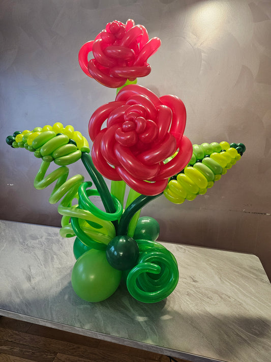 Red Custom Balloon Art Decor