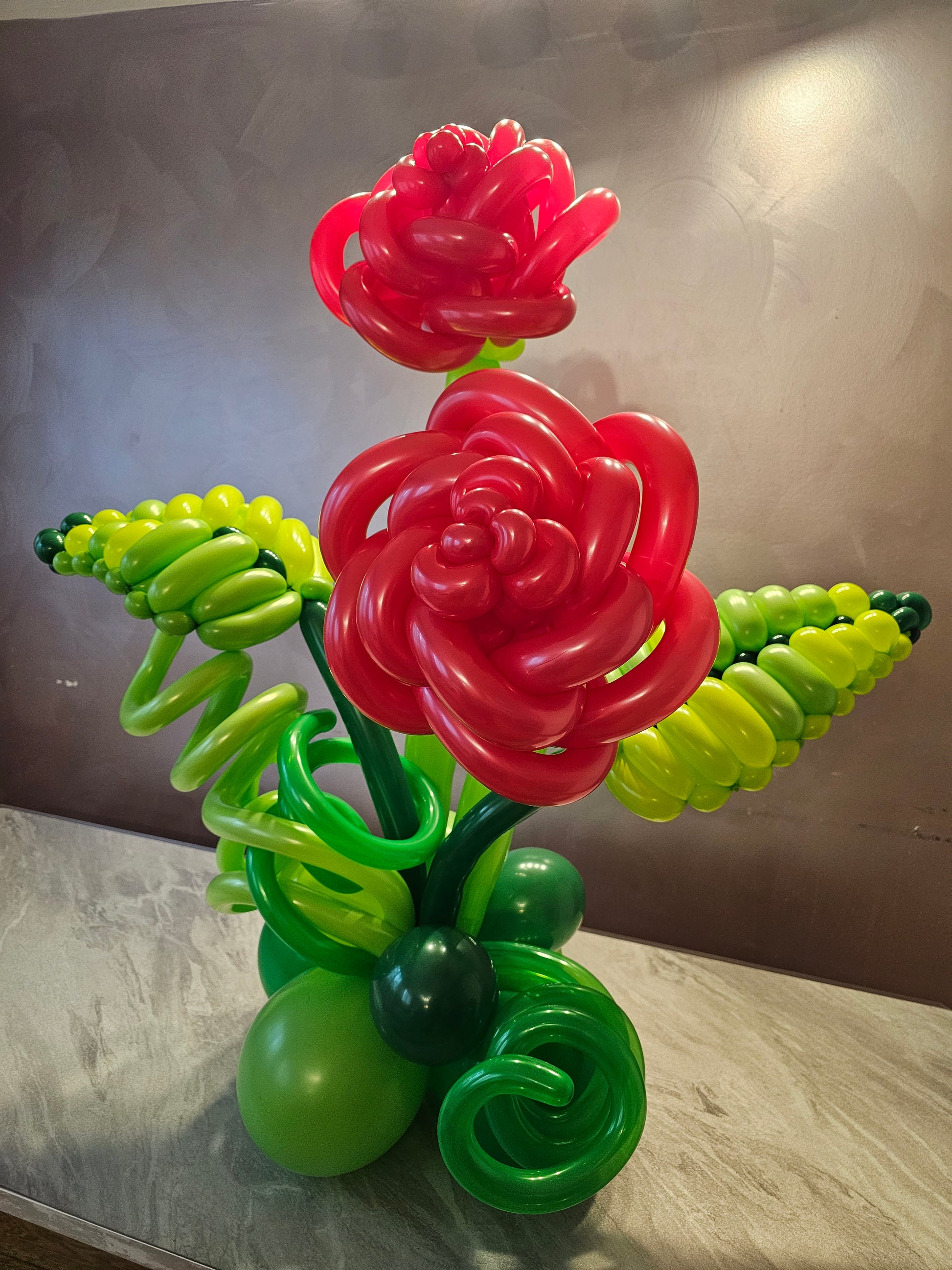 Red Custom Balloon Art Decor