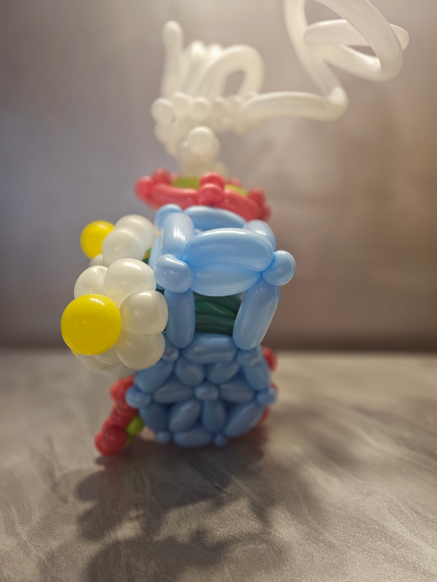 Baby Blue ChooChoo Train Custom Balloon Art Decor