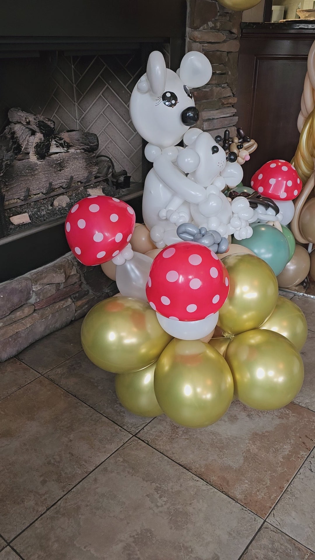 Brown Monkey Custom Balloon Art Decor