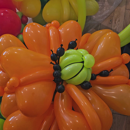 Poppy Garden Custom Balloon Art Decor